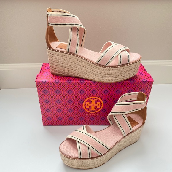 Tory Burch Shoes - NWT Tory Burch Frieda Espadrille Wedge Sandal